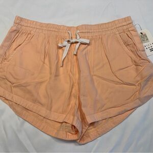 Billabong Peach Drawcord Athletic Shorts
